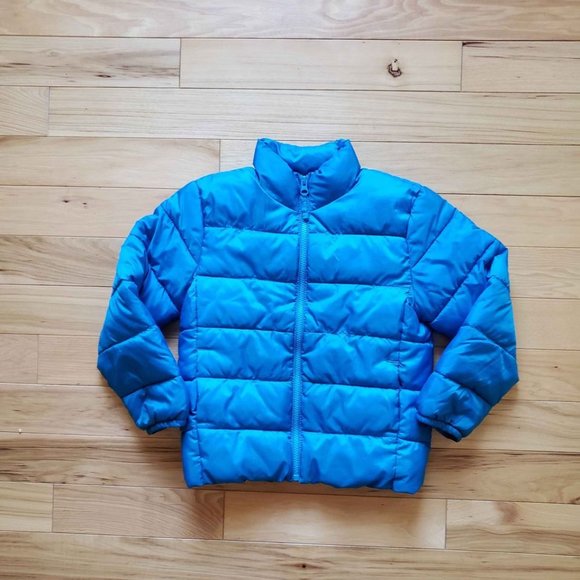 Place Boys Puffer Zip Front Royal Blue Jacket Boy's Size S (5/6) - Picture 3 of 5